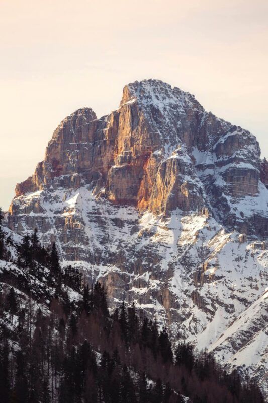 Dolomitas nieve